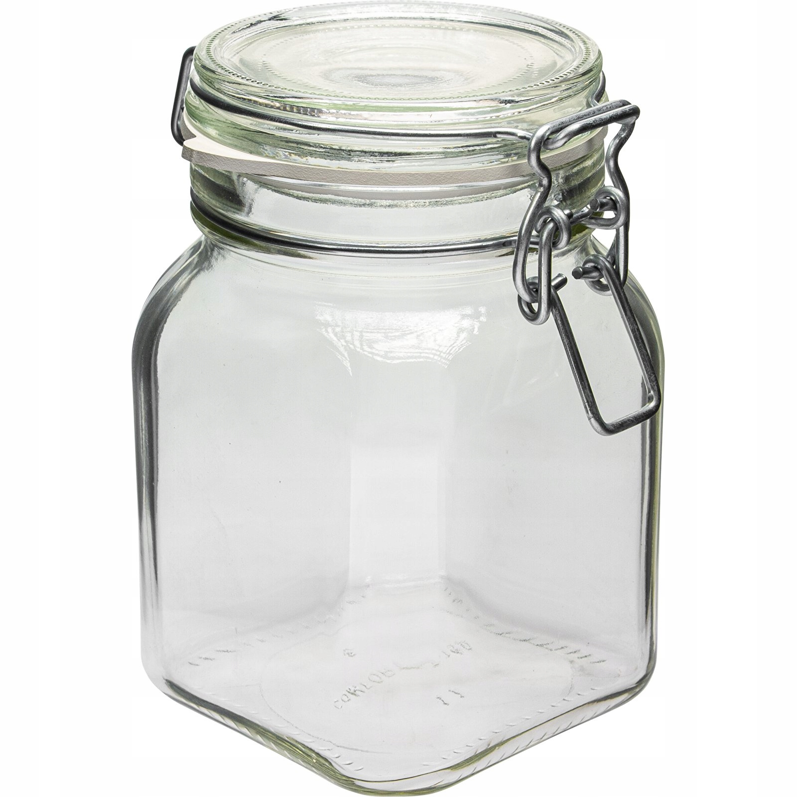 

Słój słoik wek pojemnik szklany z klamrą 750ml