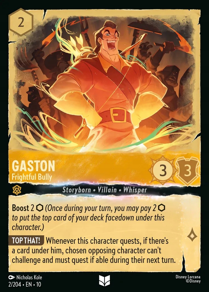 Gaston Frightful Bully 10WHI #002