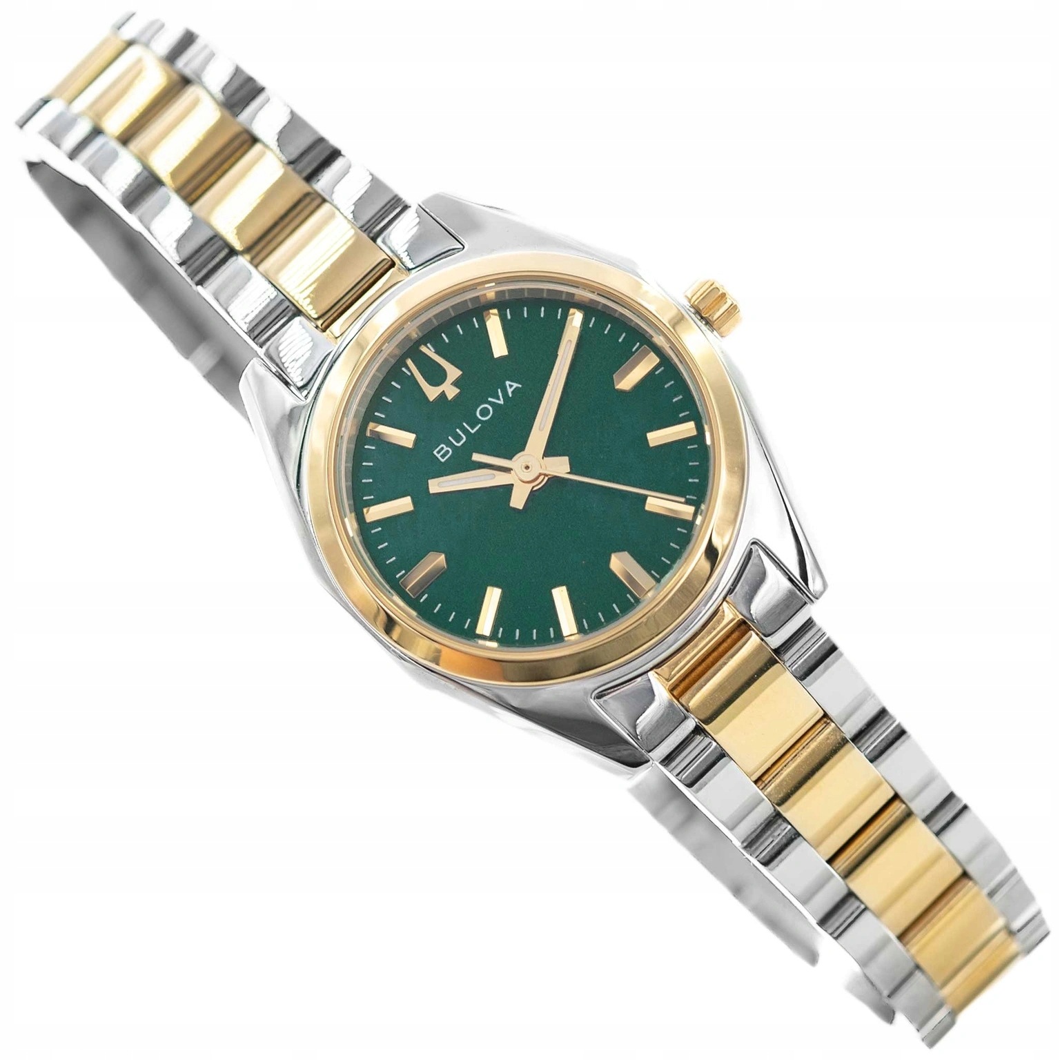 Dámské Hodinky Bulova 98L329 Surveyor Stříbrno-zlaté Na Náramku