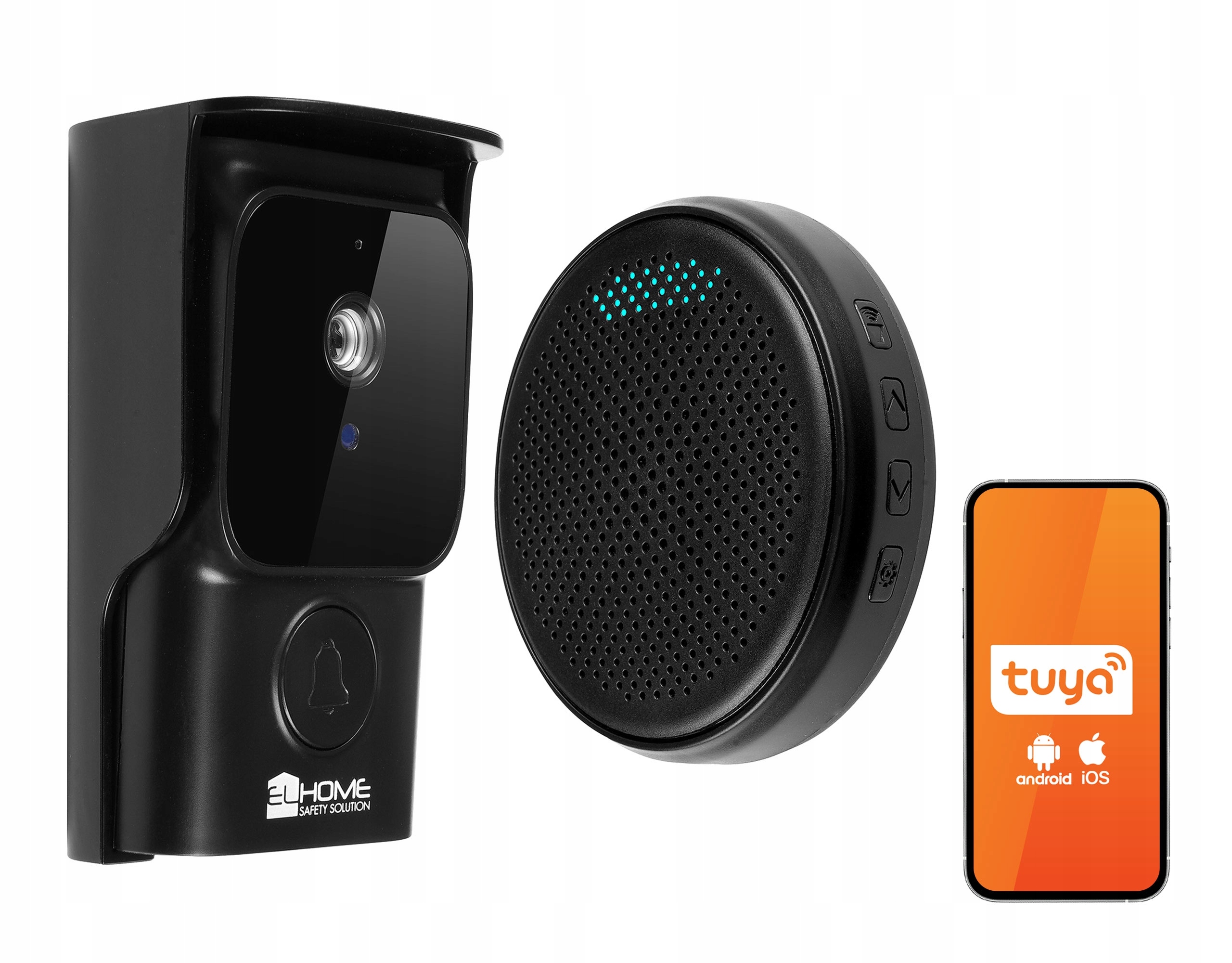 dzwonek bezprzewodowy aplikacja Tuya inteligentny domofon wizja audio kamer