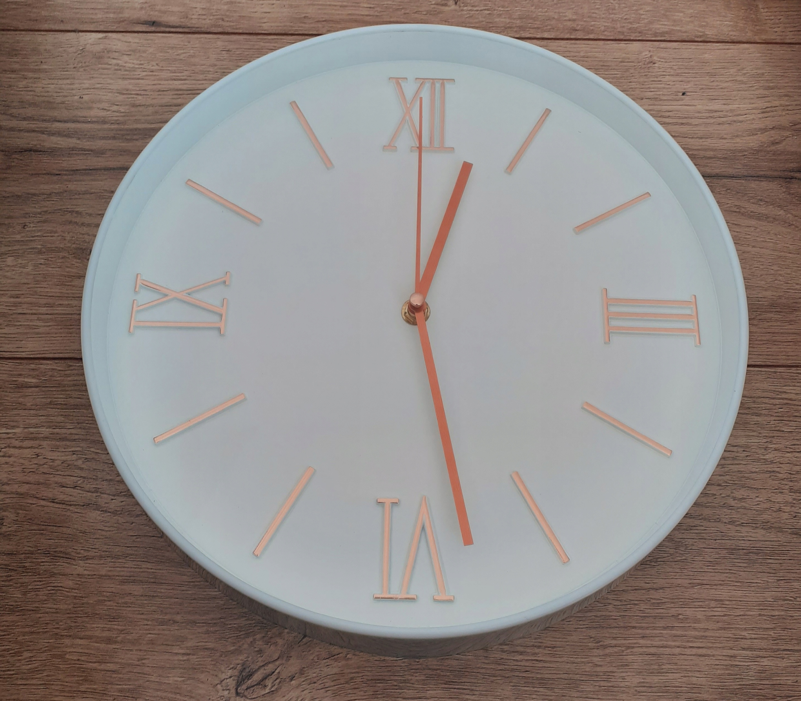 

Zegar ścienny cichy/płynący 30cm rzymskie cyfry