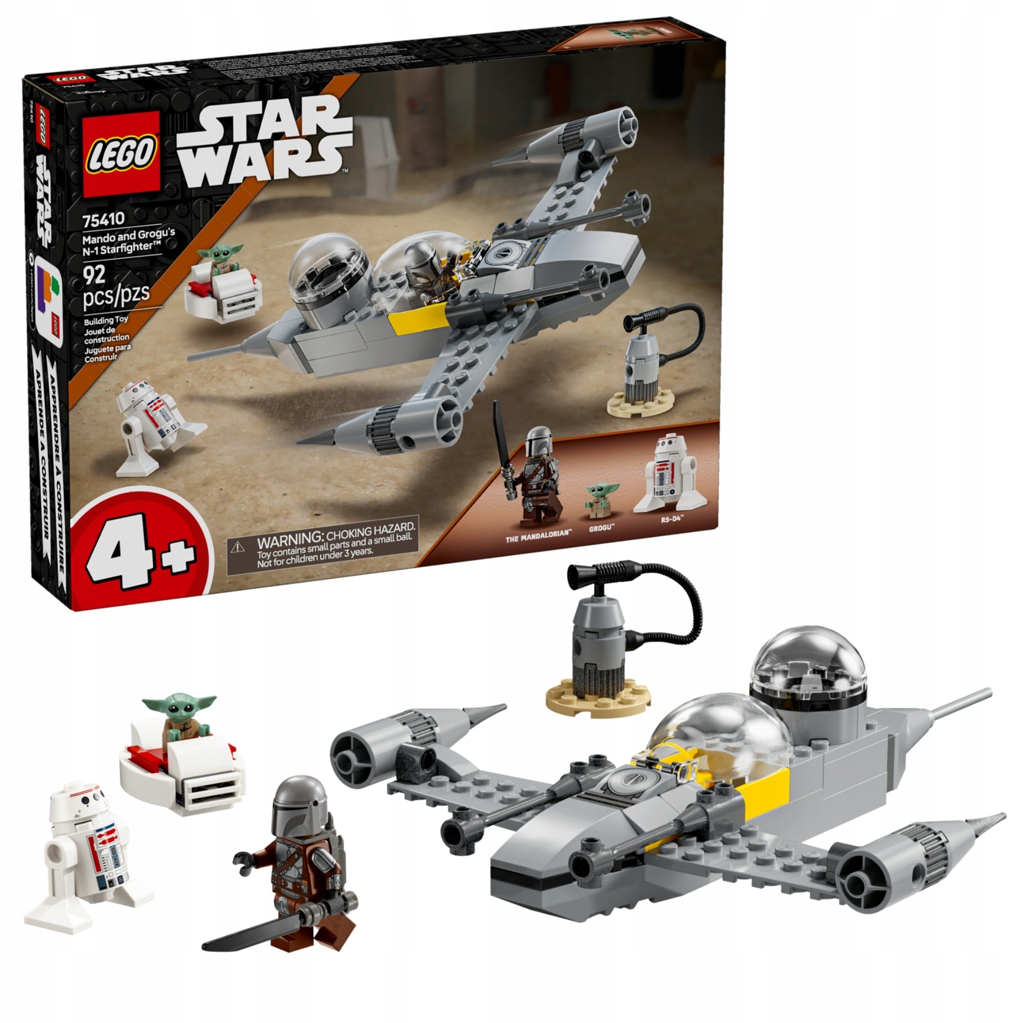 Lego Star Wars 75410 Stíhačka N-1 Mando a Grogu Stavebnice Startovací Sada 4+