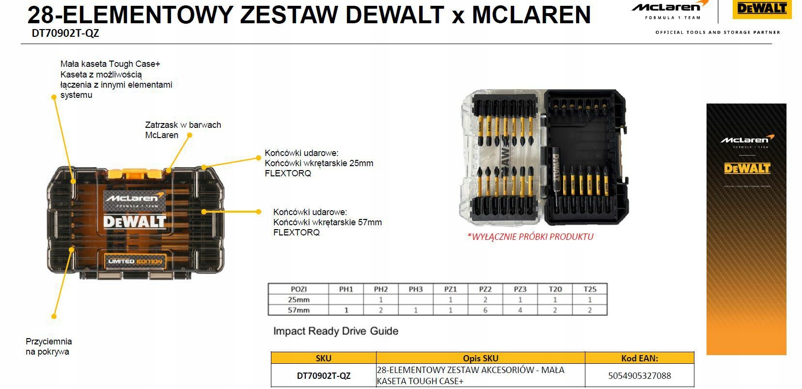 Dewalt Sada Nástavců Flextorq 28dílná Mcalren DT70902T-QZ