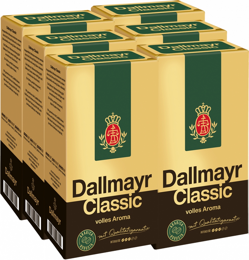 Kawa mielona Arabica Dallmayr Classic 500 g x6