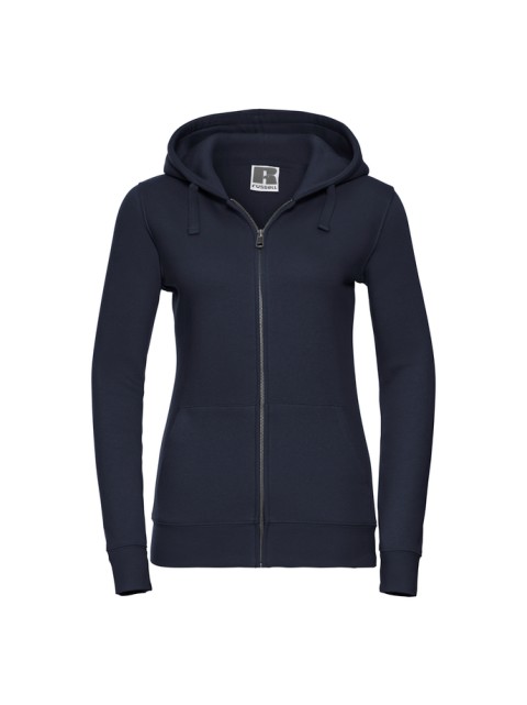 Dámská mikina Authentic s kapucí rozepínací Russell French Navy M