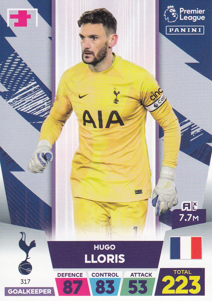 Premier League 2023 Base Card Lloris 317