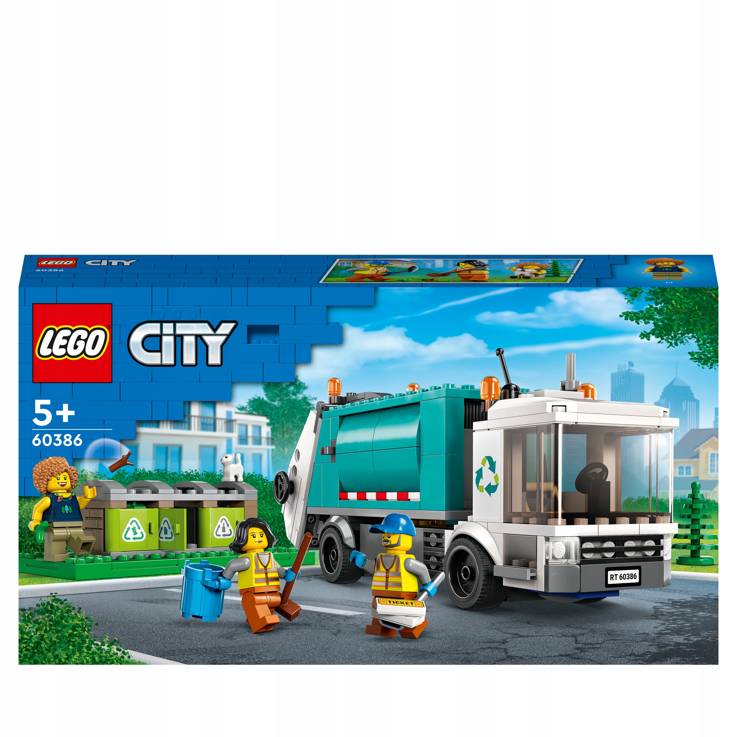 

Lego City Ciężarówka recyklingowa 60386 261 el. 5+