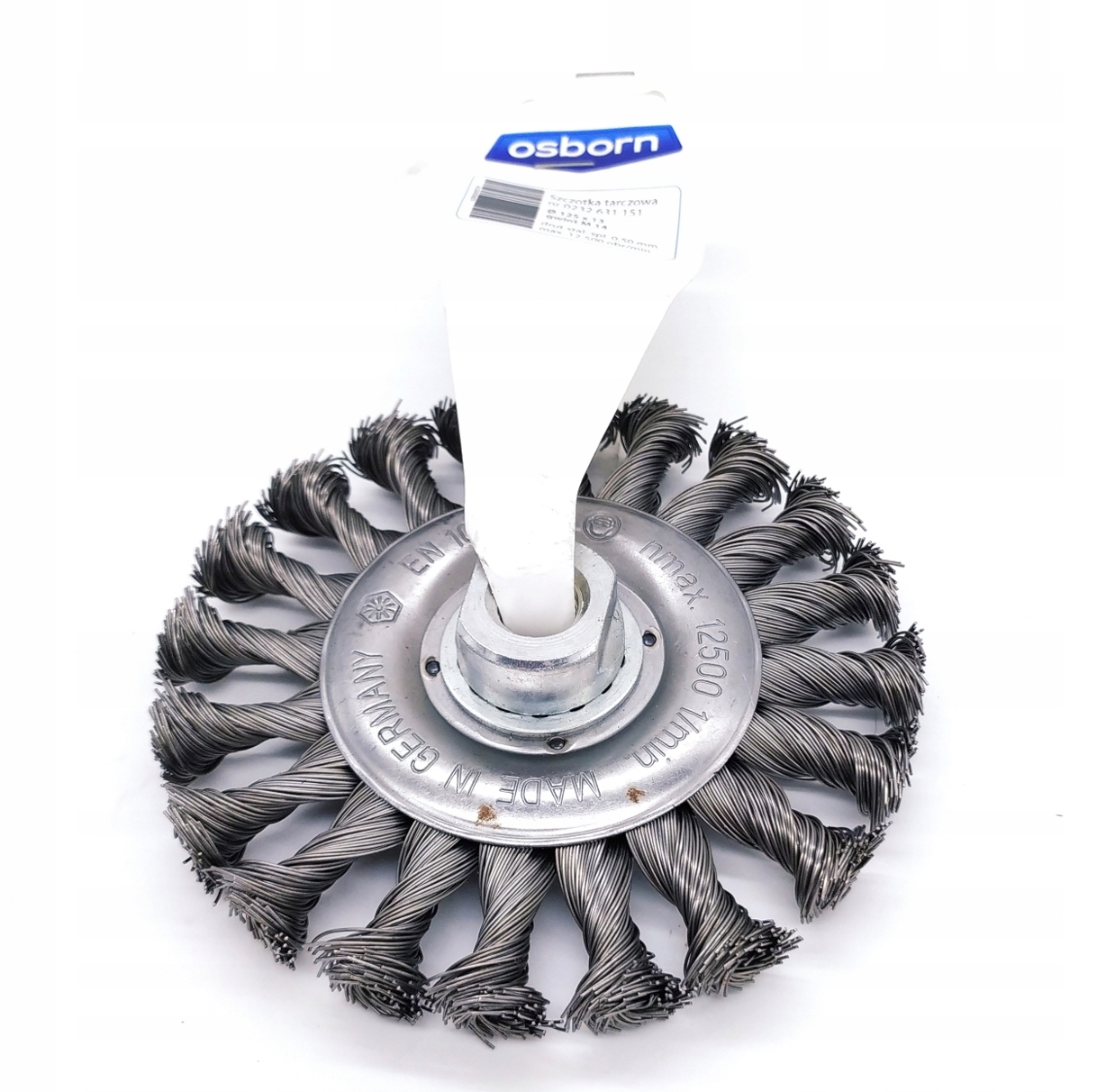 SZCZOTKA DRUCIANA 125mm DYSKOWA TARCZOWA OSBORN Marka inna