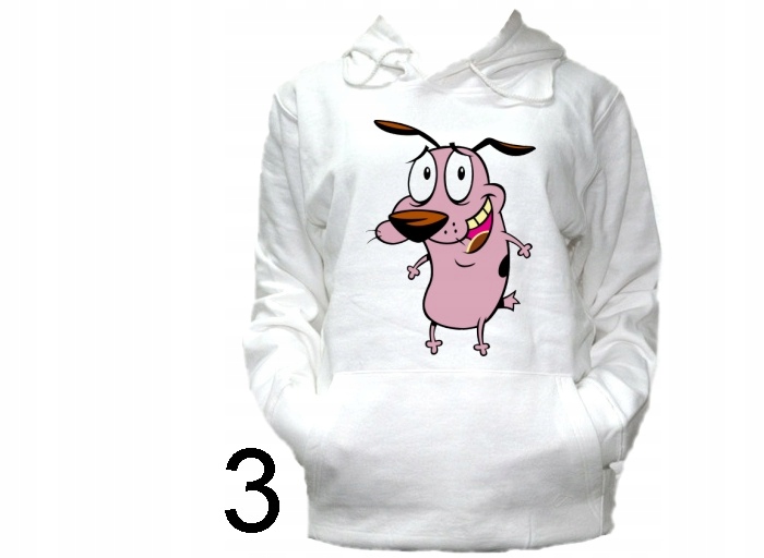 

Bluzy Kaptur Chojrak Tchórzliwy Pies Cowardl