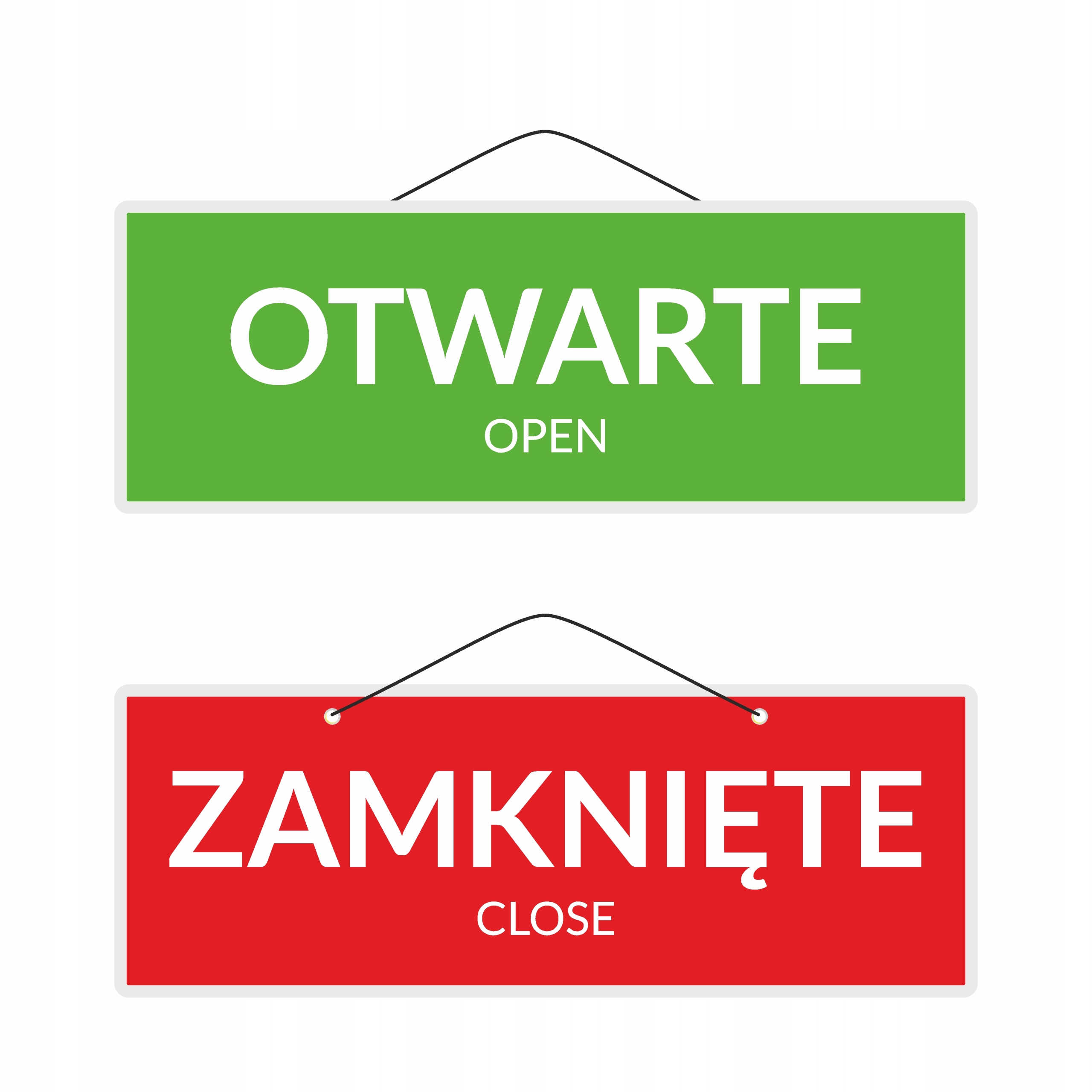 Tabliczka OTWARTE ZAMKNIĘTE