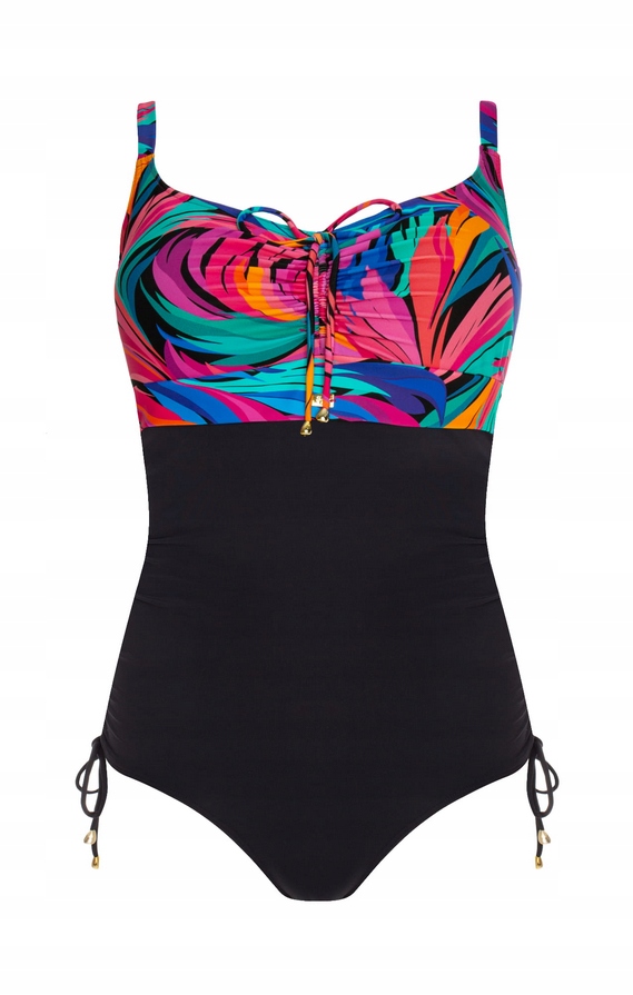 Self Jednodílné Plavky Marmaris 12 Multi Černé 50C 100C 5XL