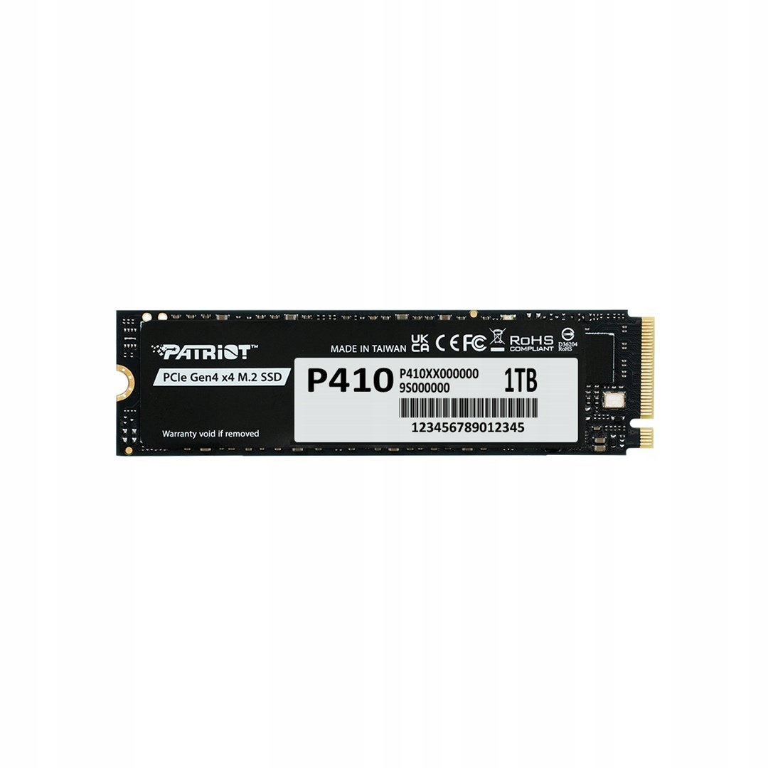 Patriot Memory P410 1TB M.2 2280 PCIe Gen4 x4 NVMe 1.4