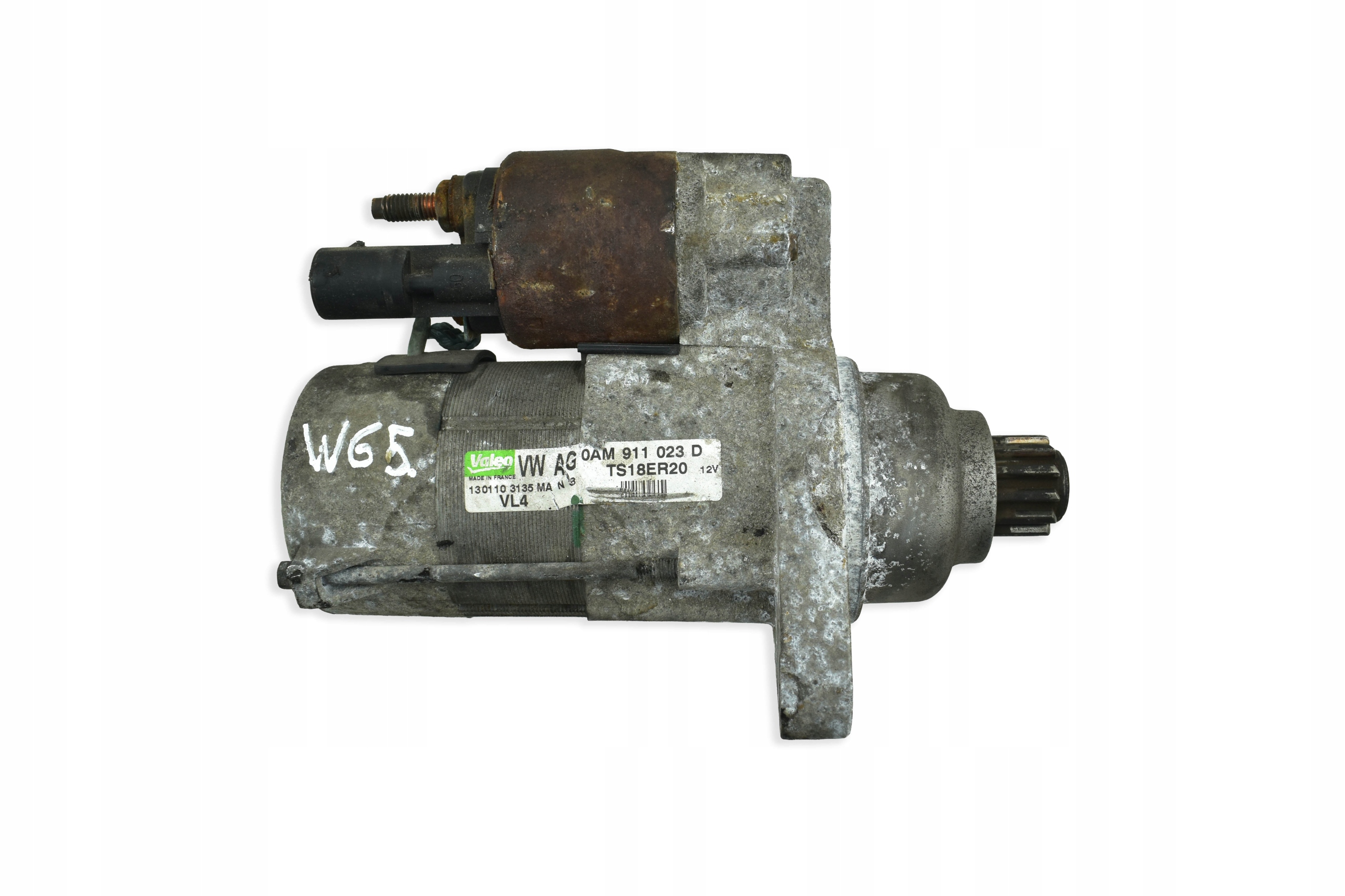 starter VW GOLF V VI AUDI A3 8P 1.6 1.9 TDI 0AM911023D
