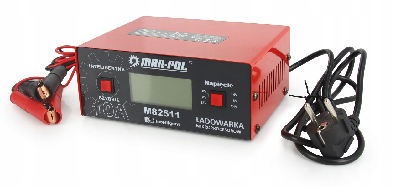 ŁADOWARKA PROSTOWNIK DO AKUMULATORA 6-24V 10A Model M82511
