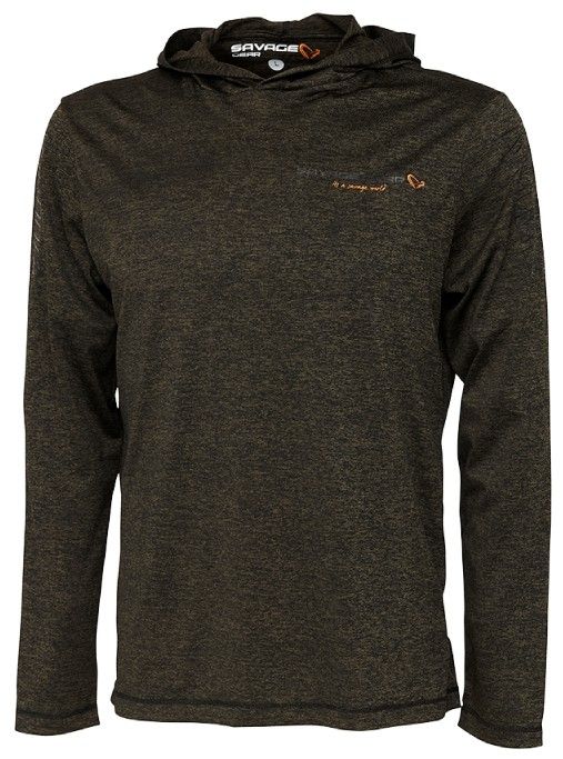 Bluza Savage Gear Fighter Stretch Hoodie Burnt S Rozmiar: Small (s)