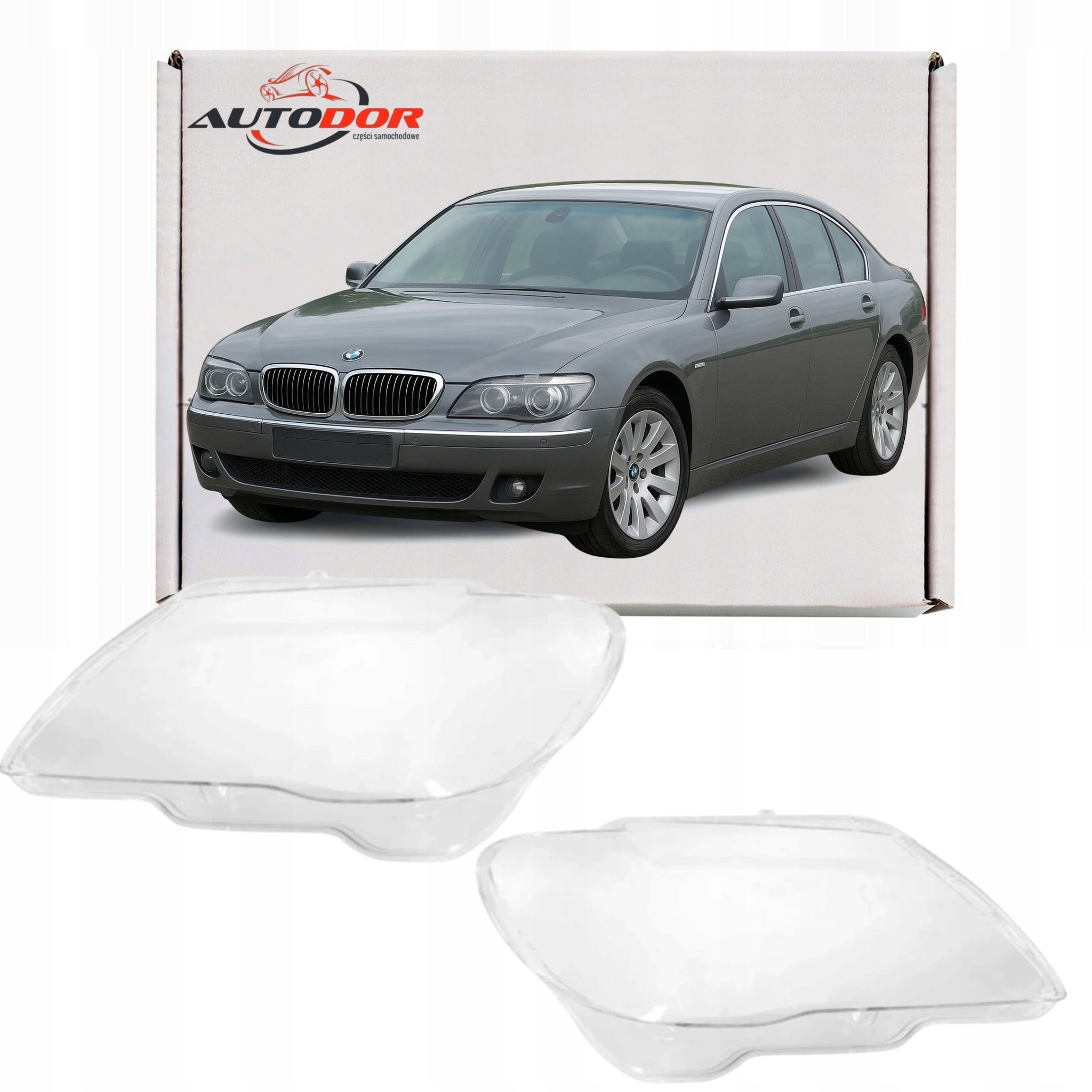 Bmw 7 E65 E66 2004-2008 Nové Sklo Světlometů Předních Světlometů P L