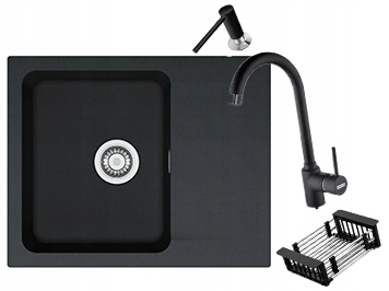 Dřez dřez Franke Oid 611-62 sada dávkovač baterie odkapávač sifon