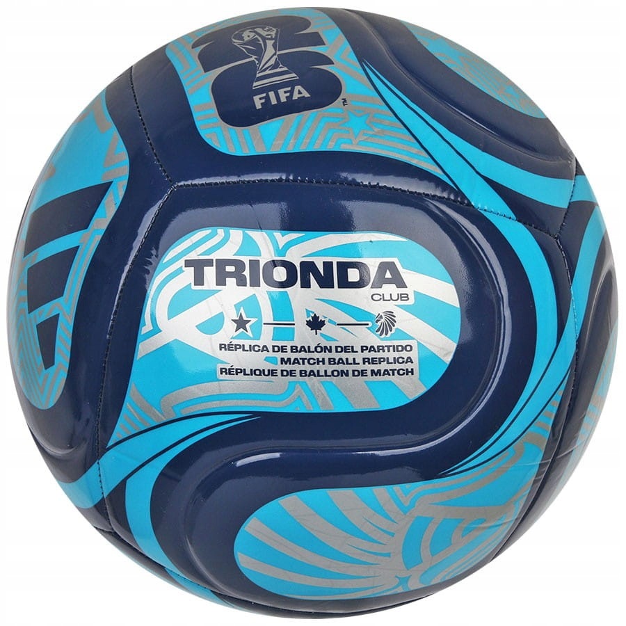 Piłka adidas Trionda Club World Cup JD8027 Niebieski, 5