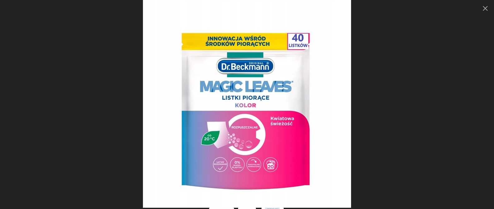 Levně Dr. Beckmann Magic Leaves ubrousky na mytí barevných listů 40 praní