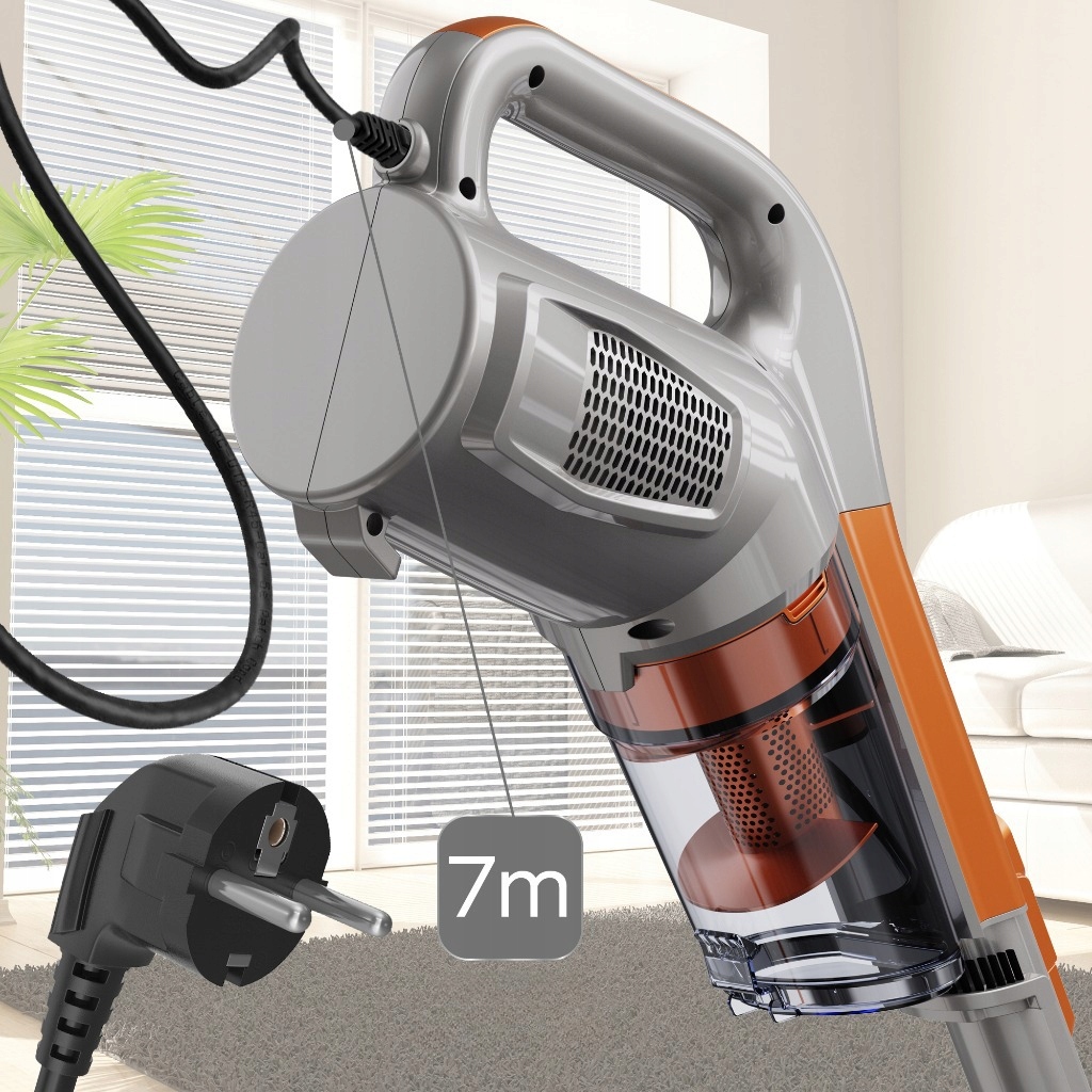 Odkurzacz ręczny bezworkowy pionowy max 600W 14KPA Model TT-VS10