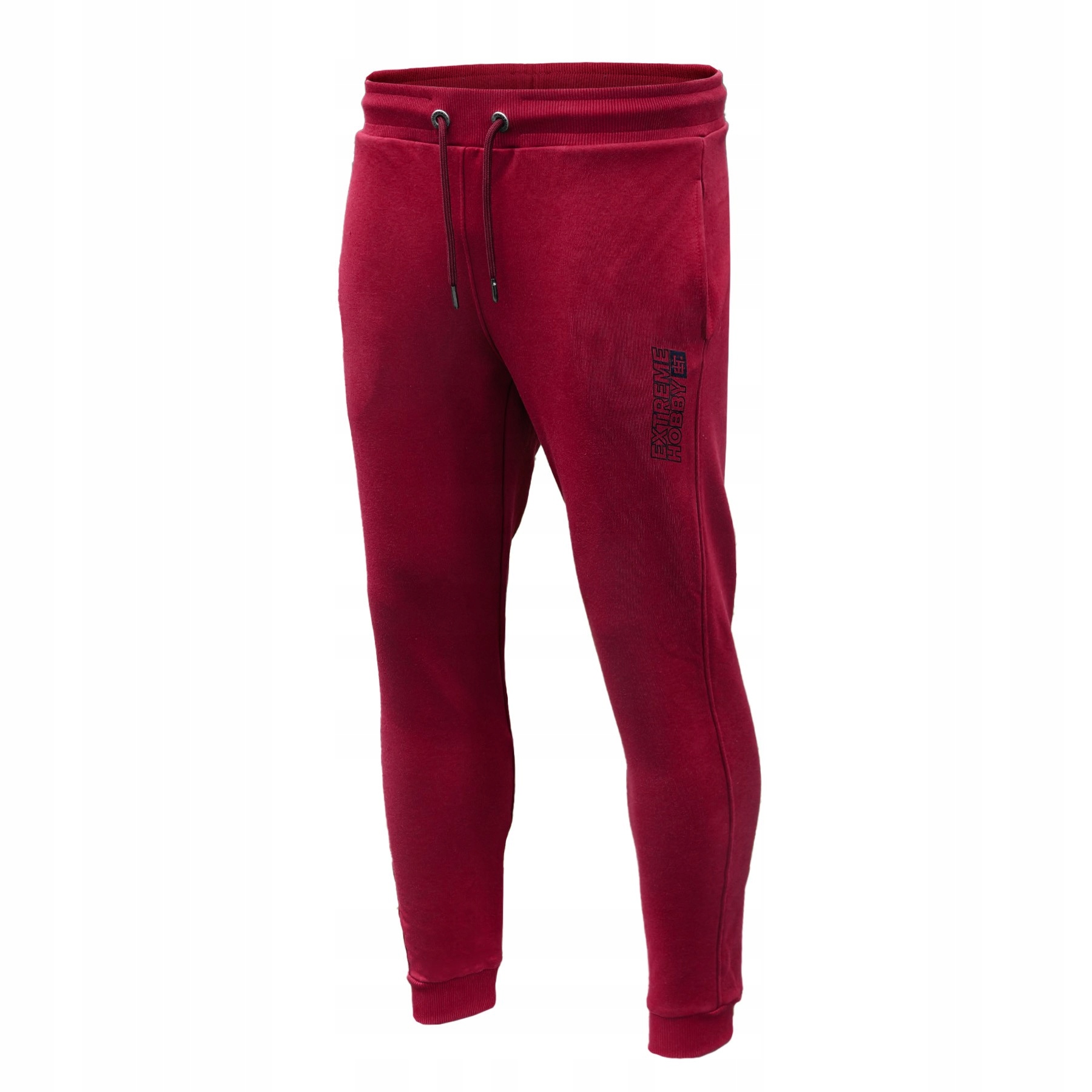 Pánské kalhoty Extreme Hobby jogger tepláky Block 2025 2XL Bordové