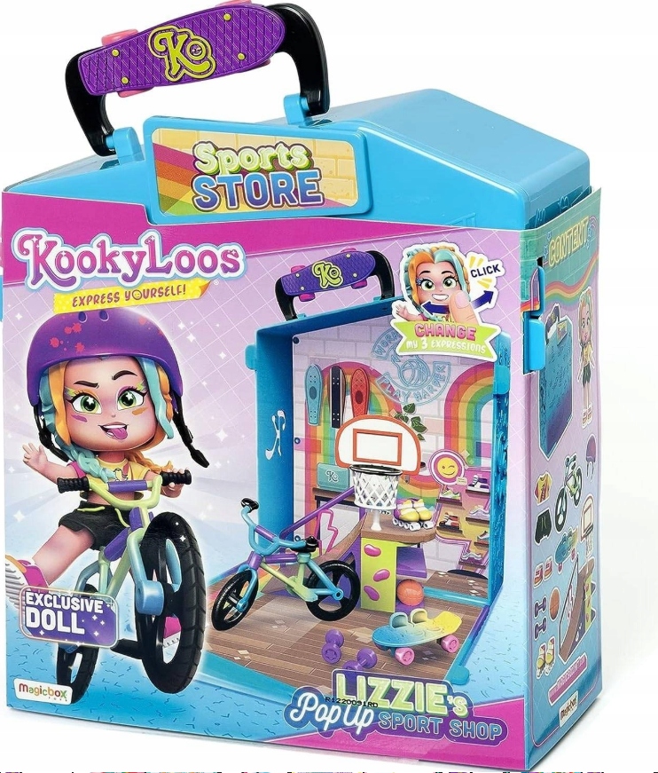 MAGIC BOX KOOKYLOOS LIZZIE'S POP UP SPORT SHOP 3+ SKLEP SPORTOWY