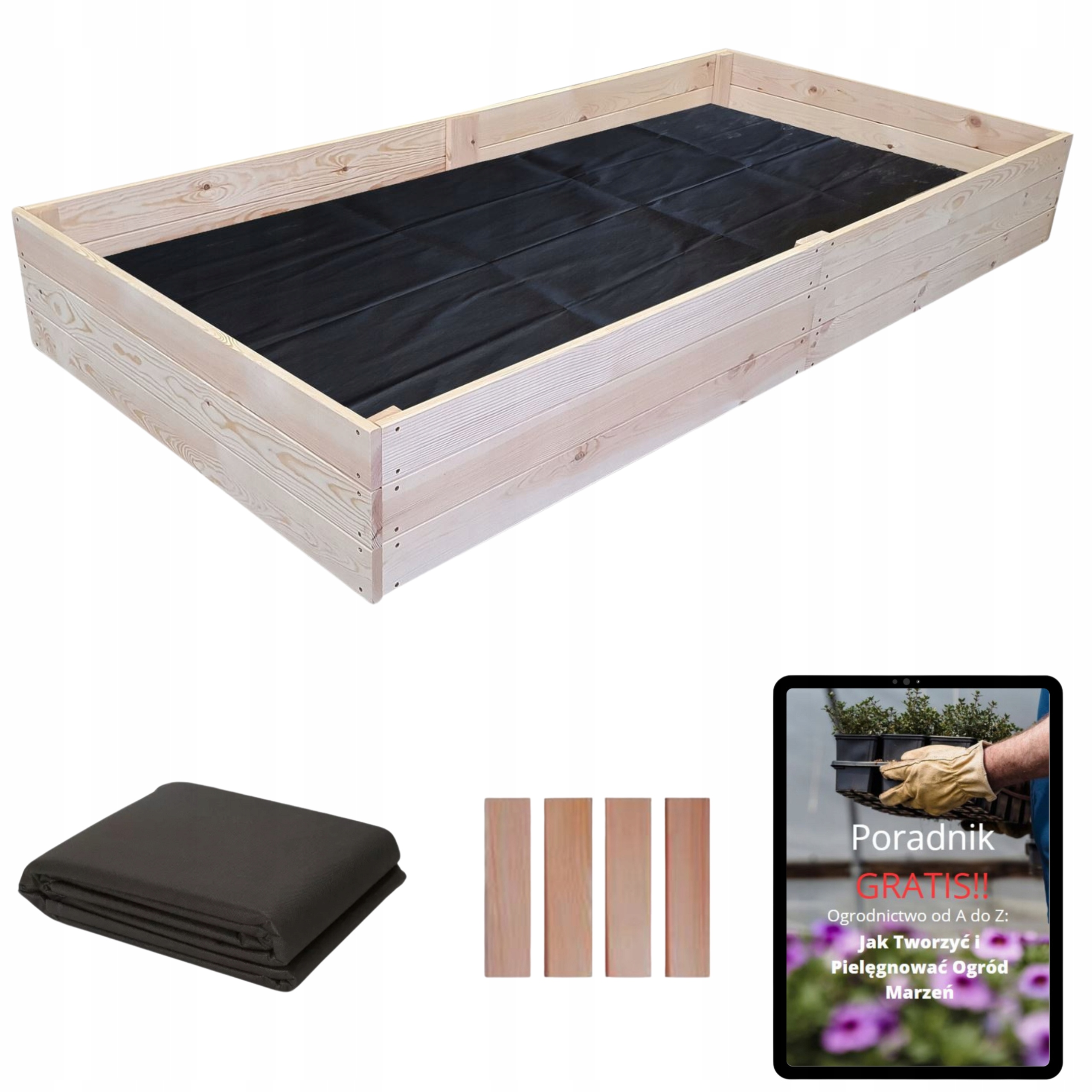 Drevená Zelenina Inspekt Zielnik Truhlica Na Zeleninu 240x120 Eko