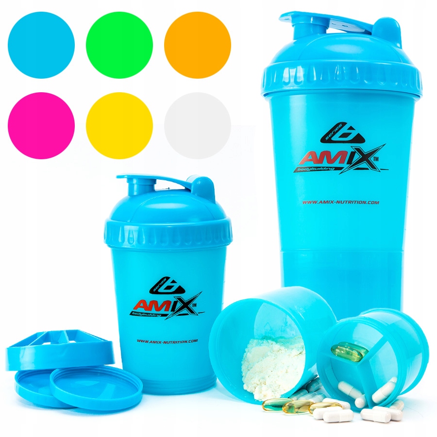 

Amix Składany Shaker Smart Niebieski Bpa Free