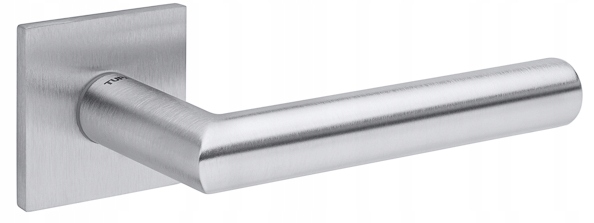 Štvorcová kľučka Tupai 4152 5SQ-96, saténová chrómová