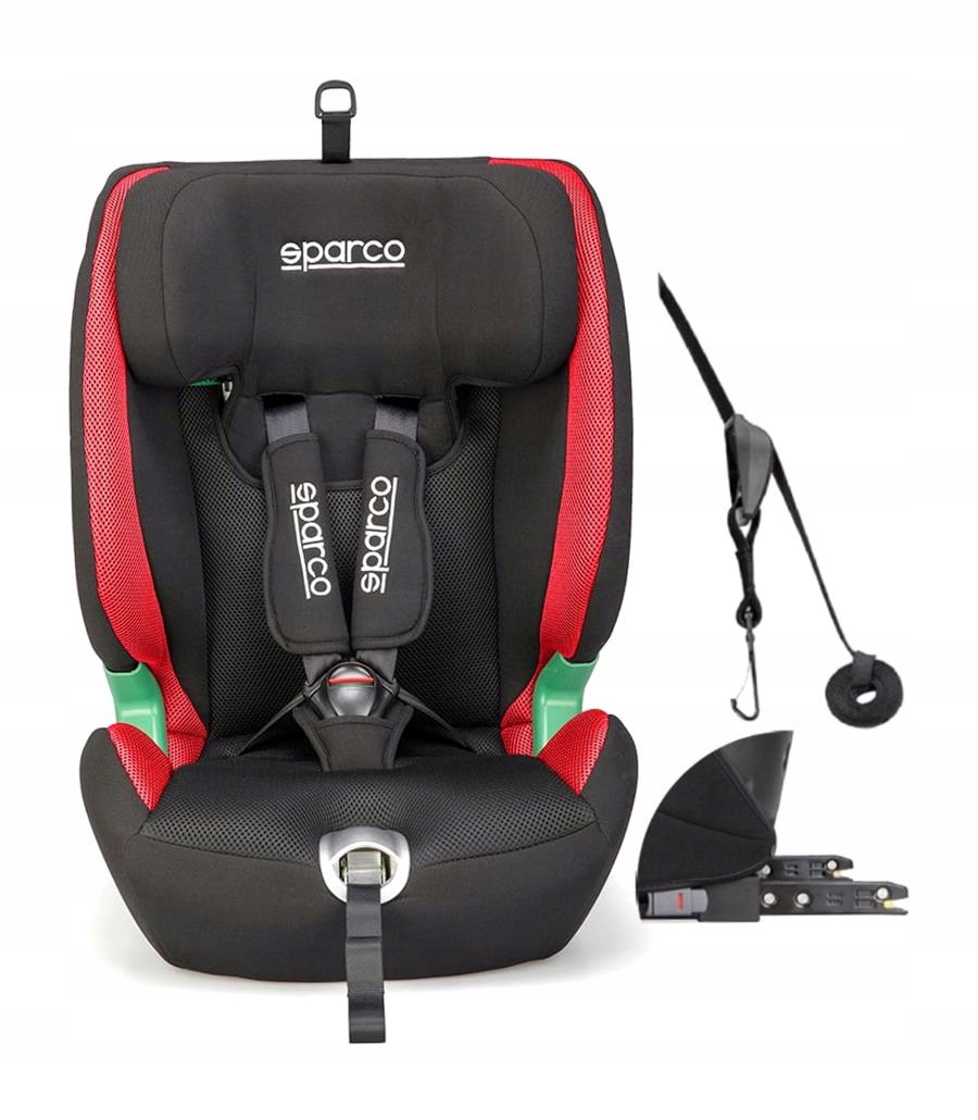 Sparco SK5000I Fotelik Samochodowy Dla Dziecka 9-36 Kg Isofix Top Tether