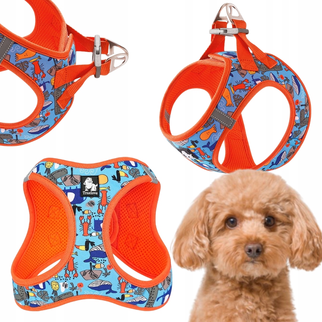 Levně Postroj Pro Psa Step-in Truelove Mini Firecracker Reflexní Prvky S