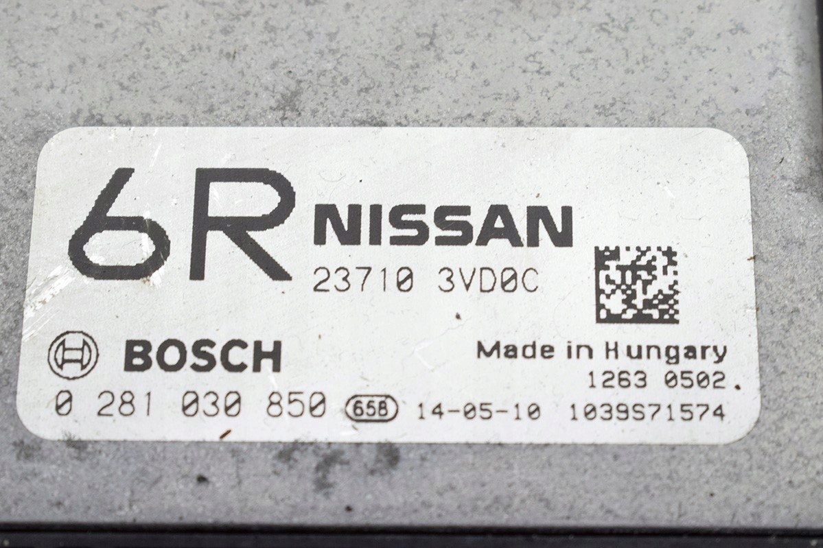 control unit NISSAN NOTE 0281030850 23710 3VD0C