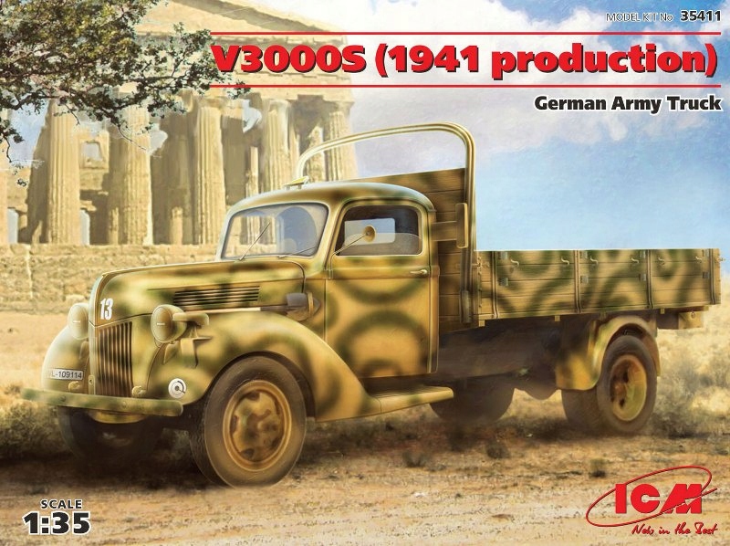 V3000S (výroba 1941) Německý armádní nákladní automobil 1:35