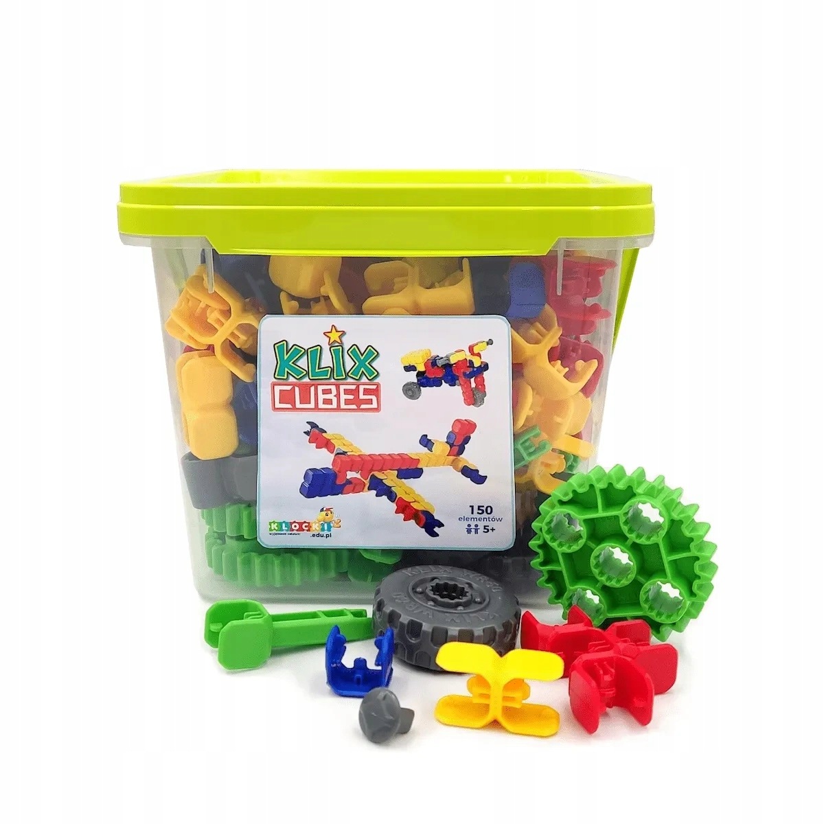 Klocki konstrukcyjne Klix Cubes 150 el.