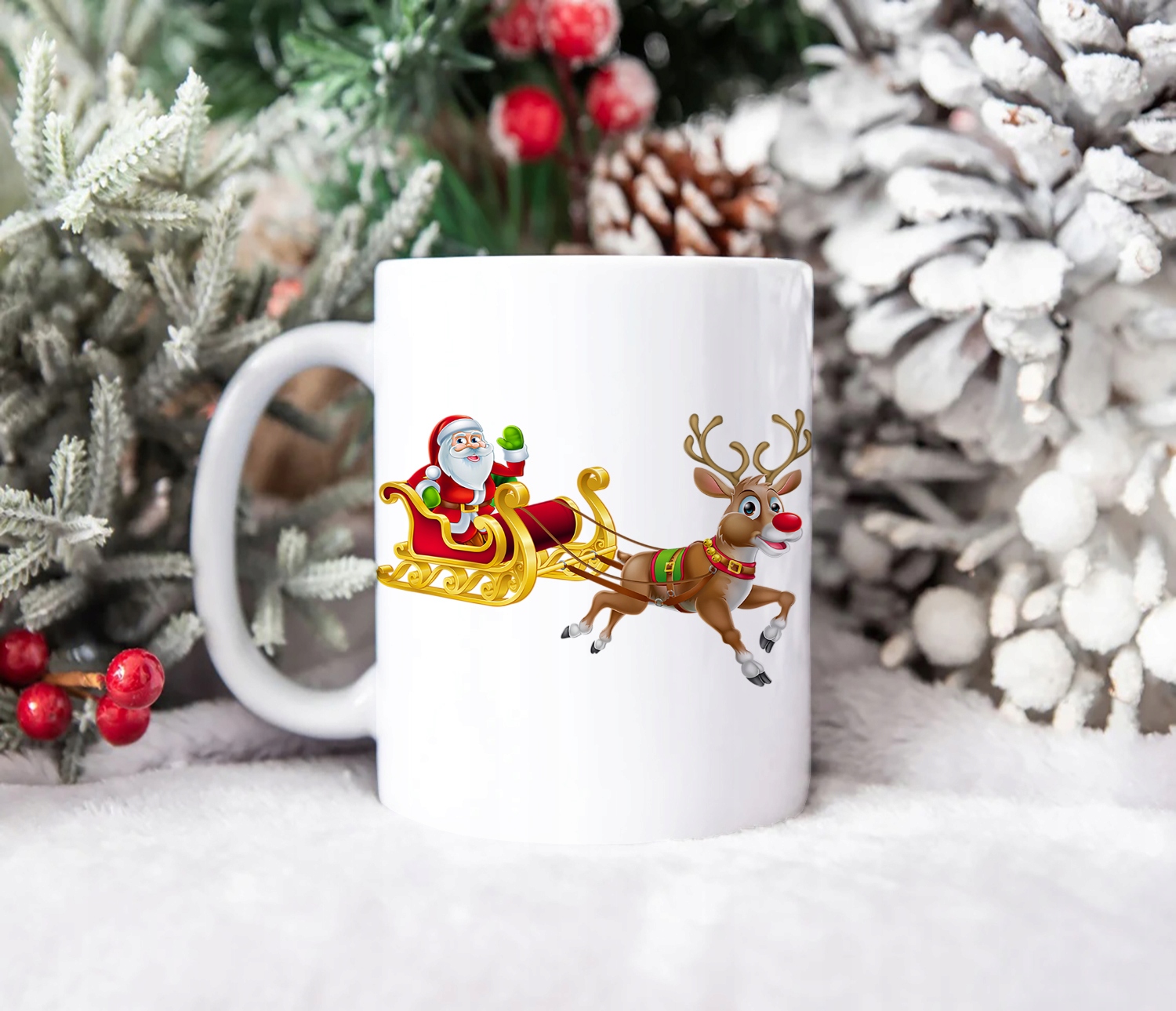 SUPER ŚWIĄTECZNY KUBEK PREZENT 330ml MIKOŁAJ Rodzaj kubek