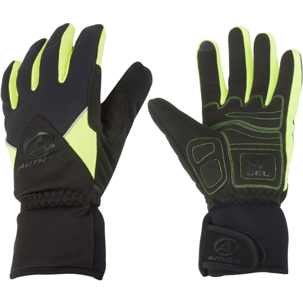 Author UltraTech Thermo Gelové cyklistické rukavice Membrána Softshell