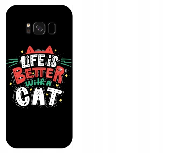

Etui pokrowiec Samsung Galaxy S8 Life is better wi