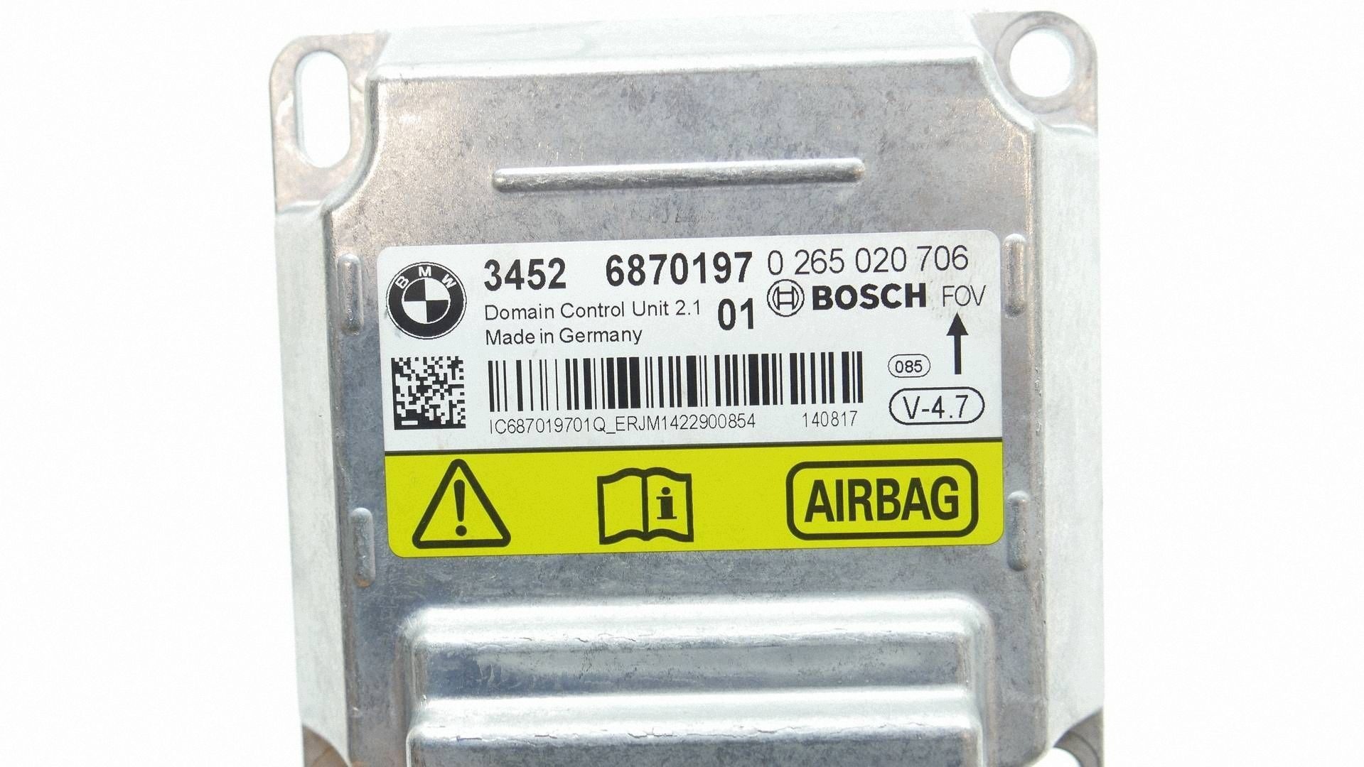 module control unit AIR BAG 6870197 BMW F15 F16