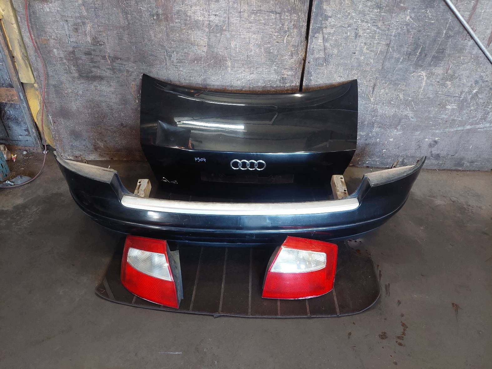 complete rear part AUDI A4 B6 LY9B trunk door boot bumper rear part lights rear part