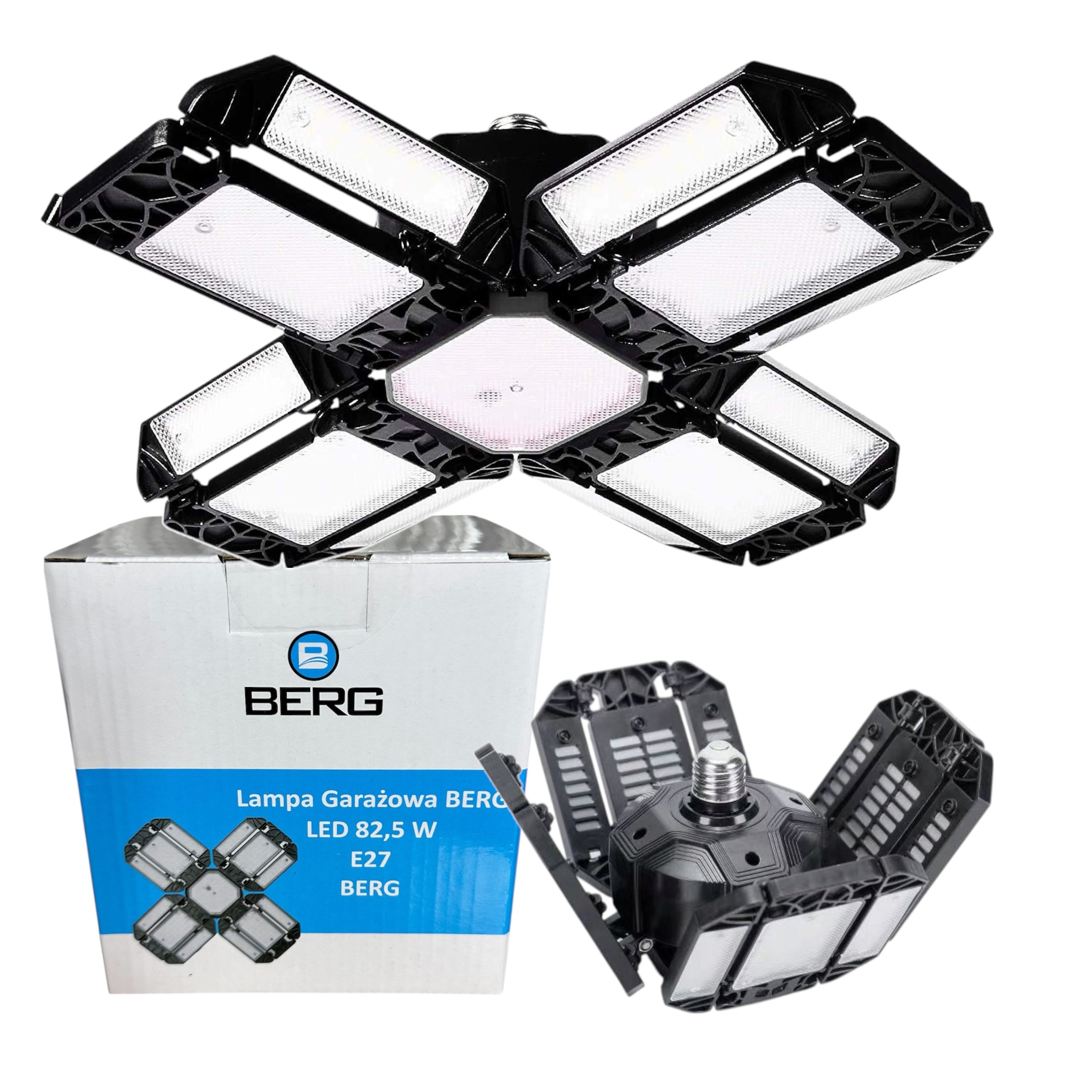 Led dílenská lampa 82,5W E27 Berg
