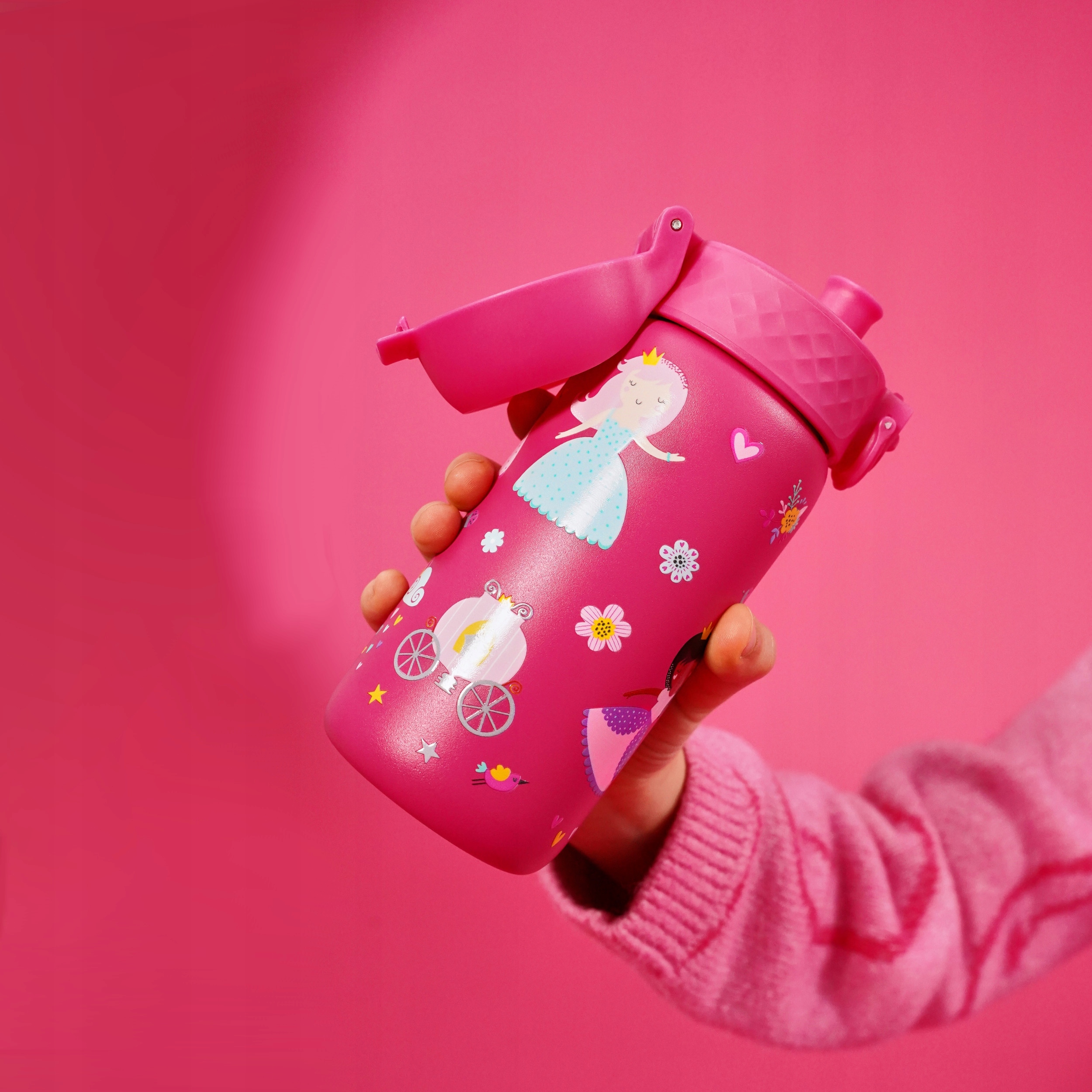 TERMOS BIDON TERMICZNY TERMOBIDON TERMOBUTELKA RÓŻ KSIĘŻNICZKI ION8 0,32 L Materiał dominujący metal