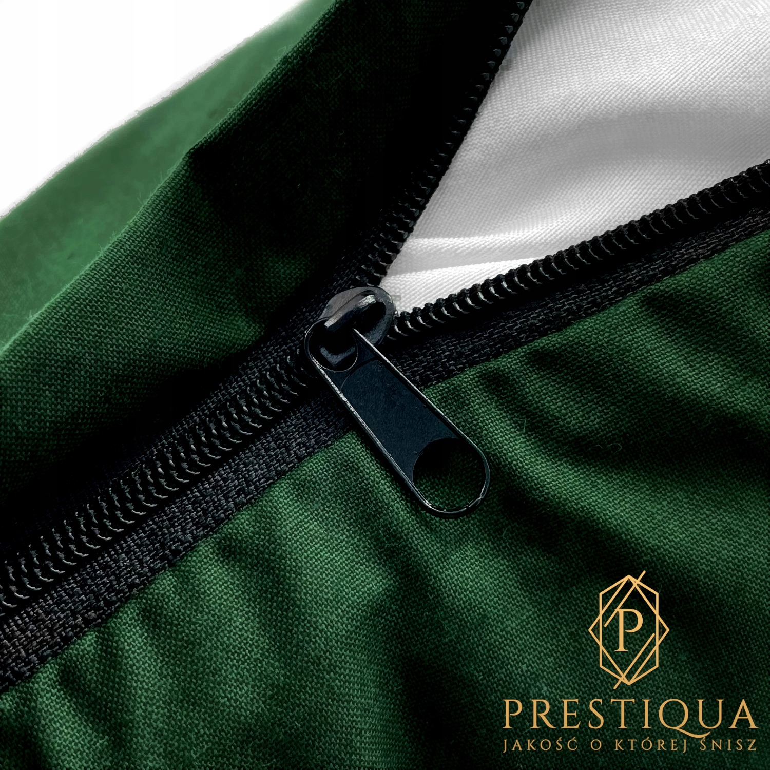 POSZEWKA NA PODUSZKĘ 40x60 BAWEŁNIANA POLSKA ZIELONA Marka Prestiqua