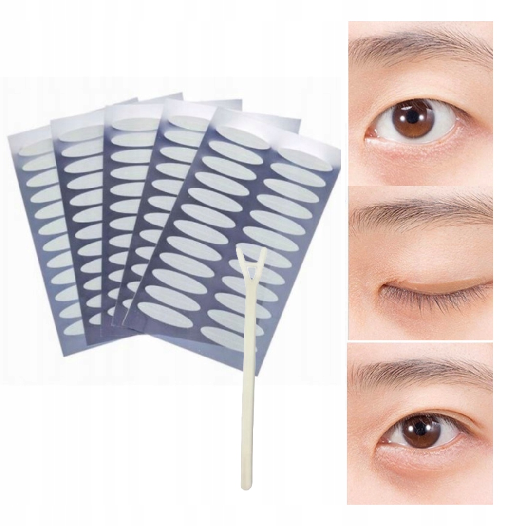 TASIEMKI NA OPADAJĄCE POWIEKI PLASTRY KORYGUJĄCE SAMOPRZYLEPNE 240 SZTUK