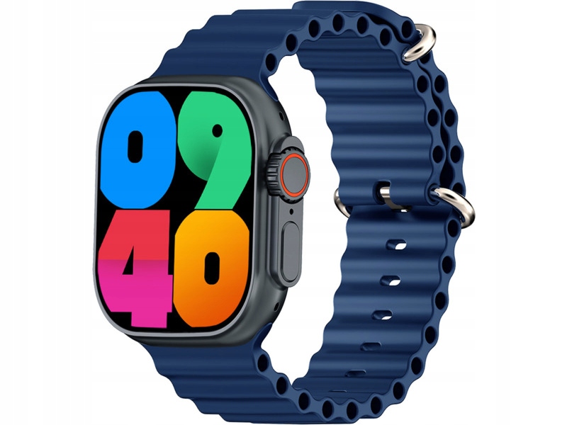 Kiano Watch Solid 49mm Granatowy