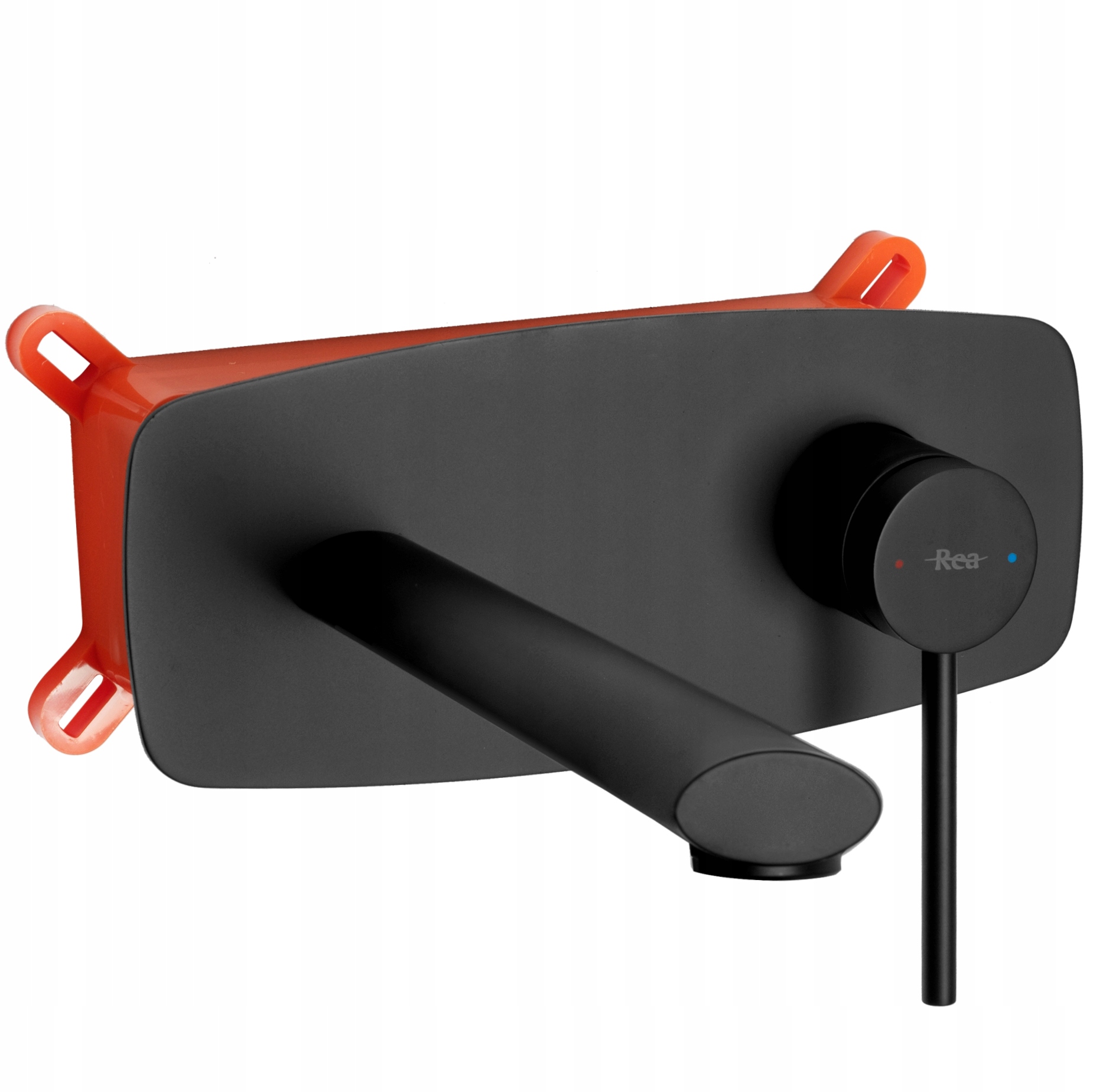 Podomietková Umývadlová Batéria Oval Black Rea