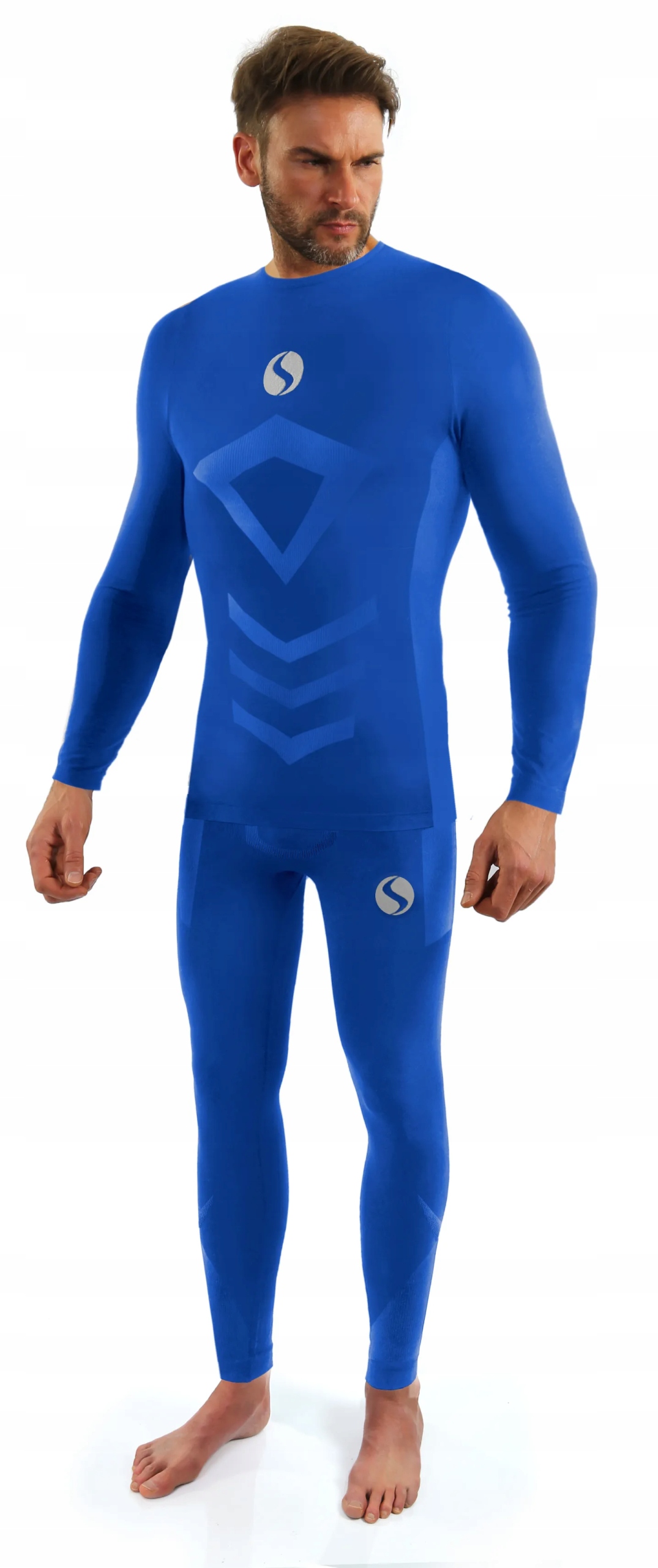 Sesto Senso Pánský dlouhý komplet Thermo CL40, CL42 Chabrový XXL/3XL