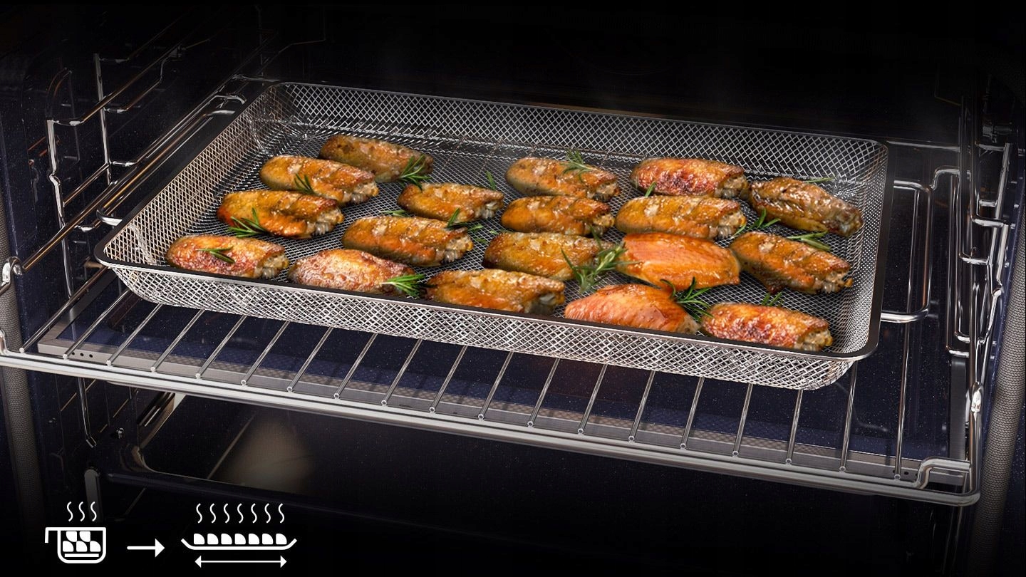 Piekarnik Samsung NV7B5685BAK Dual Cook + Steam Cook + Air Sous Vide Pojemność 76 l