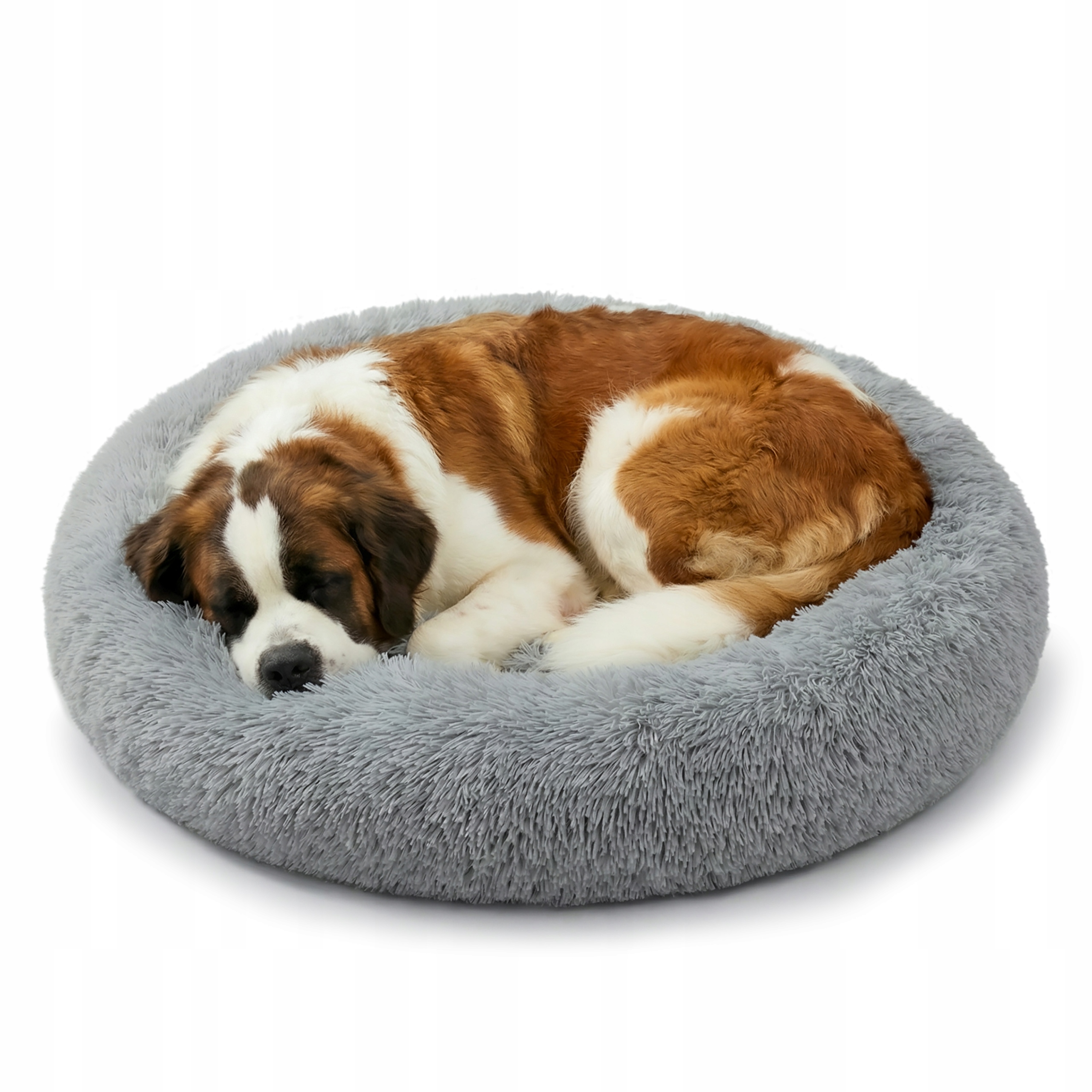 Levně Pelíšek Pro Psa Kočku Měkký Chlupatý Polštář Shaggy XXL 110 CM