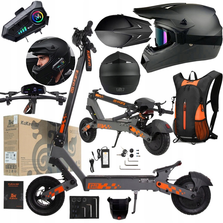 2026 Kukirin G2 Pojazd elektryczny 48V 15.6Ah 800W 45KM/H Terenowy+Prezent