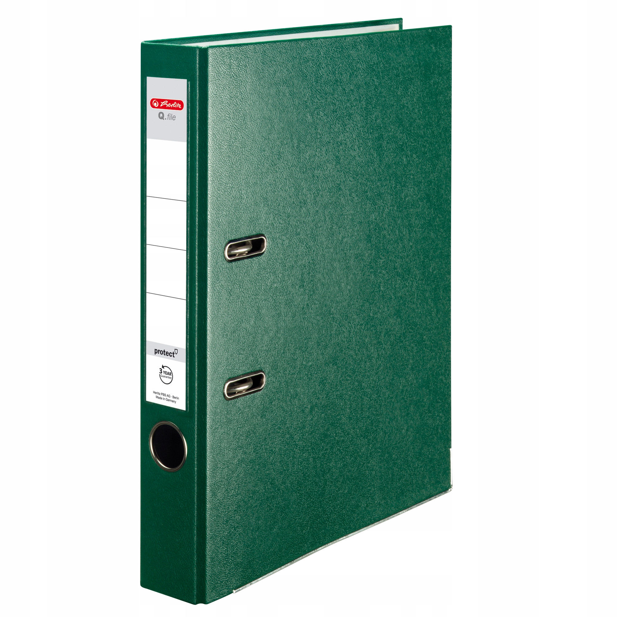 

Segregator Herlitz Q.File A4 50mm 5cm Zielony
